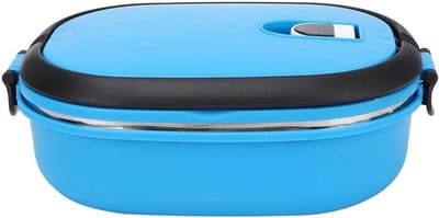Dailygoods- Lunchbox 900ml - Roestvrij Staal - Isolatie - Draagbaar - Vierkant - Ergonomisch Handvat - Gemakkelijk te Reinigen - Voedselcontainer