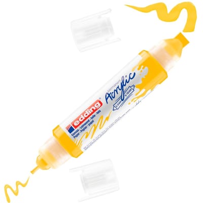 Edding 5400 3D Double Liner - Acrylmarker - Verkeersgeel (905)