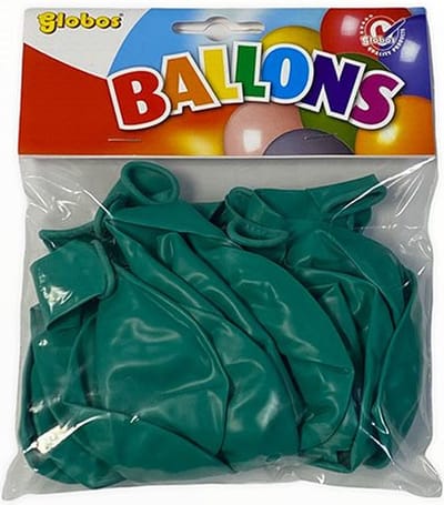 Zakje Met 15 Jade Groene Ballonnen - 30cm Doorsnee - Biologisch Afbreekbaar