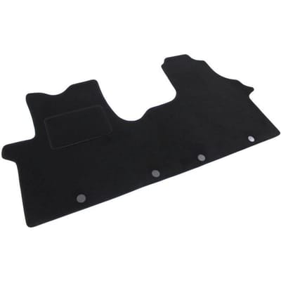 Tapis de sol - Crafter - Sur mesure - Noir - Velours - Renforcé sous les pédales