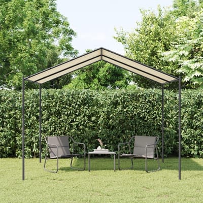 Tuinpaviljoen - Partytent Afdak - Buitenfeest Organiseren - Waterafstotend Polyester - 3 x 3 meter - Beige