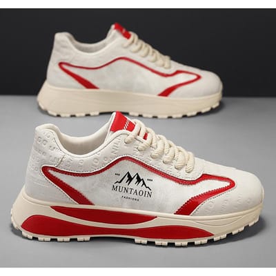 CYYTL Sneakers Mode Herenschoenen Casual Sport Leer Outdoor Designer Luxe Platform Hardlopen Tennis Skateboard Werk Loafers 44 white
