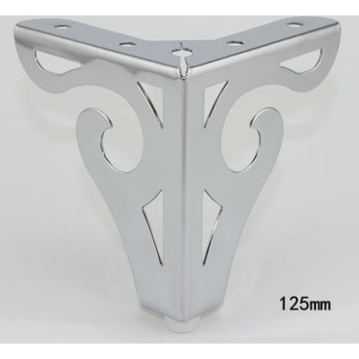 4 stuks 10-12,5 cm Holle Metaal Meubelpoten Sofa Poten Kast Tafel Bed Poten met Schroeven Meubelvoet Verstelbaar voor Huis