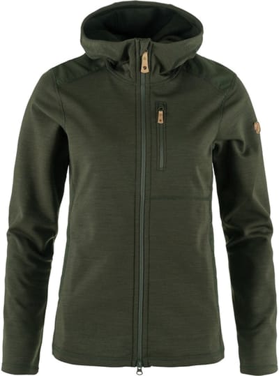 FJALLRAVEN Keb Fleece Hoodie W 86990 550 Black S