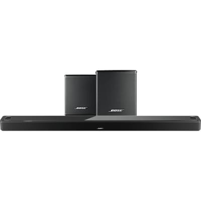 Bose Smart Ultra Soundbar Zwart + Bose Surround Speakers Zwart