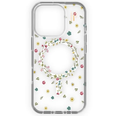 iDeal of Sweden Clear Case geschikt voor MagSafe geschikt voor iPhone 16 Pro - Petite Floral