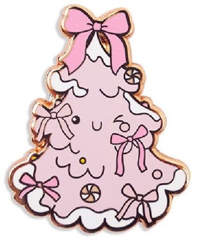 Naaldenhouder - Naaldmagneet - Needleminder Rose kerstboom - Letistitch