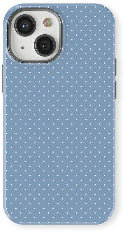 Micro Dots Tough Hoesje geschikt voor iPhone 13 Mini | Geschikt Voor Mag | Stippen Motief Backcover geschikt voor iPhone 13 Mini Sky Spark