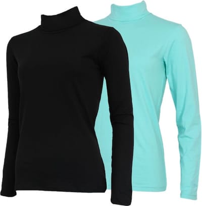 2-Pack Campri - Skipully - Wintersportpully - Dames - Black/Aruba blue (613) - maat S