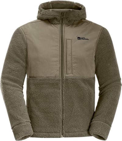 Jack Wolfskin Felsicht Hooded Jacket Men - Fleecevest - Heren - Beige - Maat M