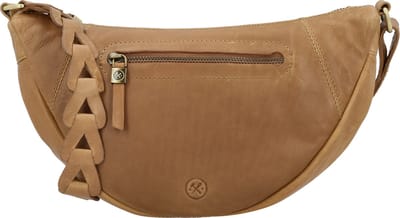 Hide & Stitches Daydreamer Crossbody Schoudertas - Heuptas - Festivals - Fanny Pack - Leren Dames Tas - Cognac