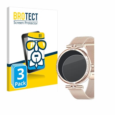Screenprotector 3 Stuks voor Shepatio Smartwatch 1.19" Beschermglas transparant