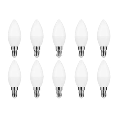 Modee E14 LED Lamp 7W - 700lm - 2700K - Warm Wit - LED Kaarslamp B35 - Vervangt 54W Halogeen Gloeilamp - 10 stuks
