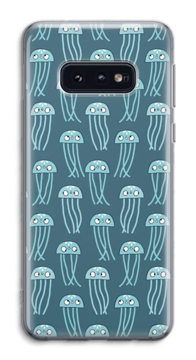 Case Company® - Hoesje geschikt voor Samsung Galaxy S10e hoesje - Kwallie - Soft Cover Telefoonhoesje - Bescherming aan alle Kanten en Schermrand