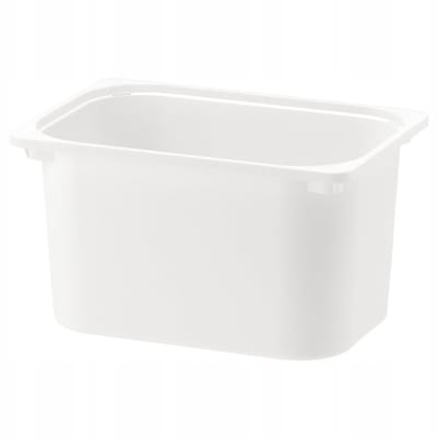 Wit Opbergdoos 42x30x23cm voor Kinderkamer Speelgoed