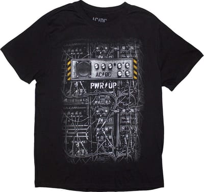 AC/DC - Control Wires PWR-UP EU Tour '24 Heren T-shirt - S - Zwart