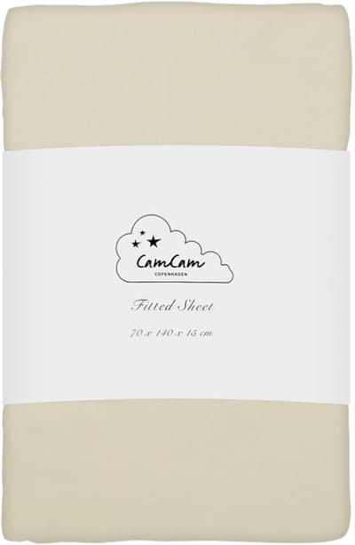 Cam Cam Copenhagen Hoeslaken - 70x140x15 cm - GOTS - Praline