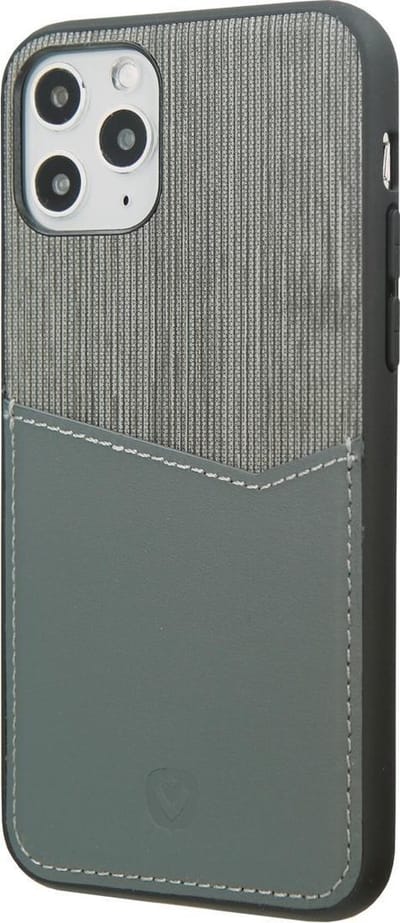 Valenta - Back Cover - Kaarthouder - Grijs - iPhone 11 Pro/X