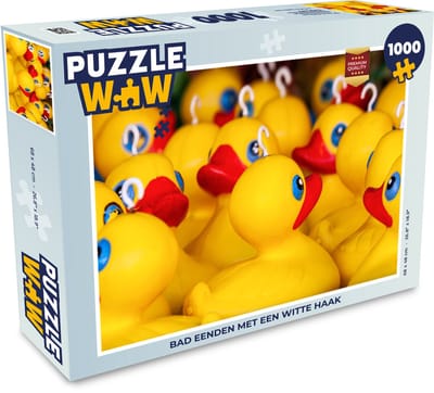 Puzzel Badeenden - Geel - Haak - Legpuzzel - Puzzel 1000 stukjes volwassenen