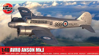 Airfix Modelbouwpakket Vliegtuigen - 09191A Avro Anson Mk.I - Propeller Vliegtuig Plastic - 1:48 - Modelbouw