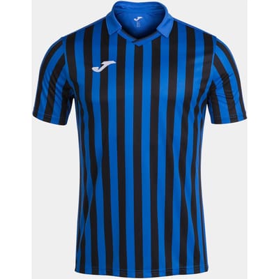Joma Copa Ii T-shirt Met Korte Mouwen Blauw,Zwart 4-6 Years Kinderen