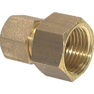 G 1/8'' x 4mm Messing Rechte Knelfitting 150 Bar DIN EN 1254-2 [2 Stuks]