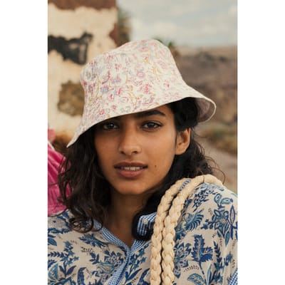 Louise Misha Sun Hat Lajik Cream Padma Mudra Size: S (56 CM) | Hats & Caps Outlet | Dames | Creme