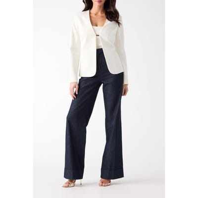 GUESS Gwen Front Open Blaz White Peaks Taglia: 38 | Blazers Outlet | Donna | Bianco