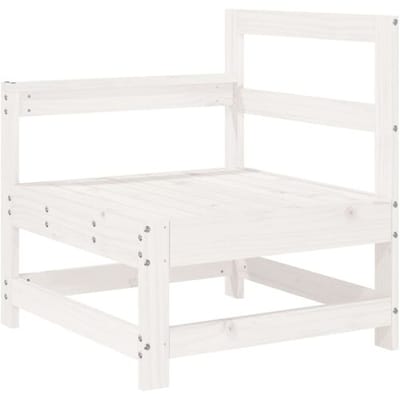 vidaXL - 6-delige - Loungeset - massief - grenenhout - wit
