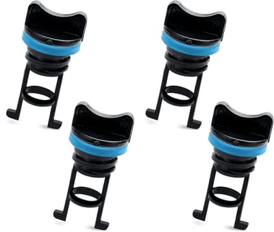 Kayak Afvoerpluggen - Bootpluggen Kajak - Waterdicht Maken - Lekvrije Afdichting - 4 Stuks 5.3cm - Blauw