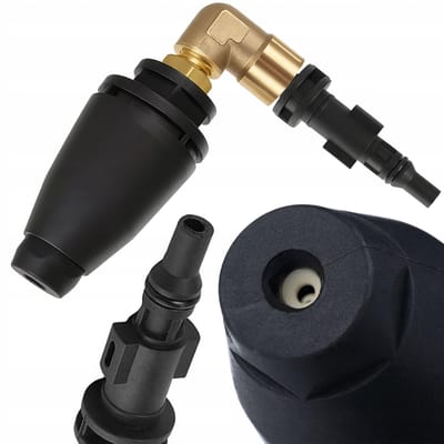 Rosfix Spuitmond Vervanging LVP 90° AngleJet - Turbo Rotatie 360° - 90° Hoek, Rotatie - Geschikt voor Lavor, Parkside