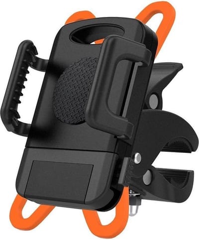 Saizi Fietshouder voor Smartphone, Schokbestendige Siliconevoeringen, Makkelijk te Installeren. Geschikt voor alle Smartphones Apple, Samsung, HTC, LG, Huawai, Nexus, Oneplus.