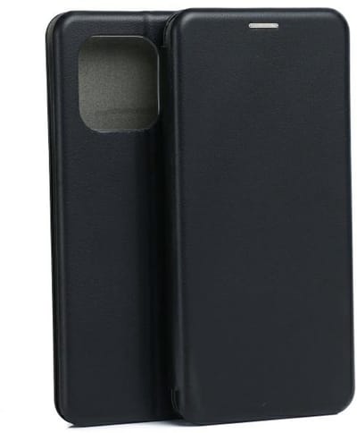 Beline Book Magnetic - Hoesje voor Mobiele Telefoon - Magnetische Sluiting - Kwaliteit Eco-leer - Zwart