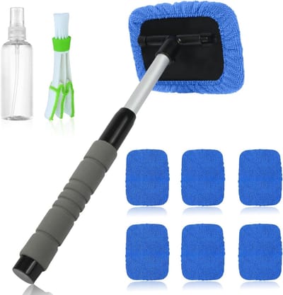 Complete Carwash Set met Borstels, Spons en Microvezeldoeken voor Grondige Auto Reiniging
