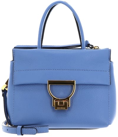 COCCINELLE Leren Handtas Schoudertas Arlettis Handbag Azul Blauw