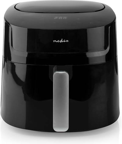 Nedis heteluchtfriteuse 7,2 l timer: 240 min aantal vooringestelde programma's: 8 digitaal zwart 1800 W