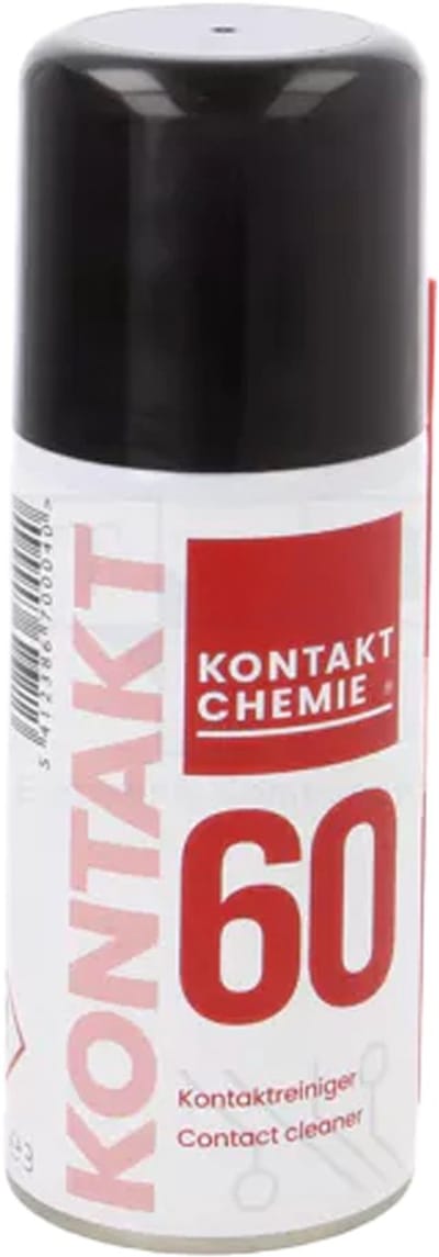 Kontakt Chemie - Kontakt 60 - Contactspray elektronica - Contactreiniger - Multispray - Anti-Roest en Anti-Corrosie - 100ml