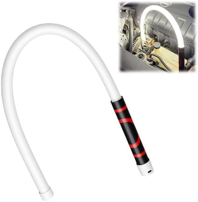 74 cm flexibele LED stickzaklamp | Buigbare mechanische werklamp met 3 lichtstanden | Hoge lichtopbrengst, perfect voor autoreparatie en professioneel gebruik