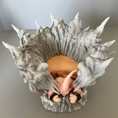 Dragon Ball FC Majin Buu met Basis, Boze Uitdrukking, Figuur, Model, Decoratie Randproduct GK, Anime