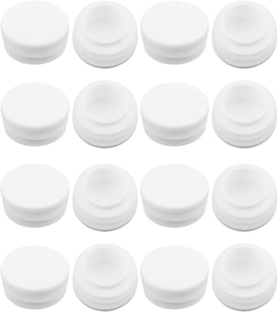 Plastic Plug - Dopjes - Meubels Beschermen - Duurzame Constructie - 25 Mm - Wit