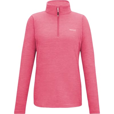 Dames Sweethart Marl Half Zip Fleece