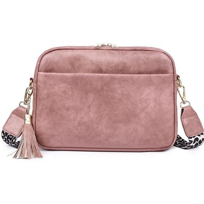 Tas met brede schouderband Dames Tassen Snoepkleur Dames Schoudertas Casual Crossbody Kleine Vierkante Tas roze