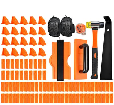 Vloerinstallatieset - Reparatieset Laminaat - Vloeren Leggen - Sterk Slagblok - 34.6 x 22 x 10.6 cm - Niet gespecificeerd