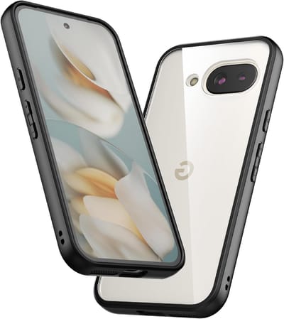 Transparante Hard PC Back Cover en Zachte TPU Bumper voor Google Pixel 9a 2025, Schokbestendige en Slanke Telefoonhoes, Niet Geelwordend en Dun Ontwerp