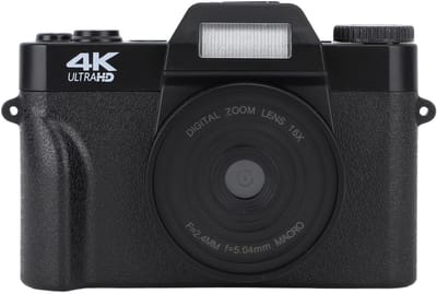 Golden crown - 4K digitale camera - Vlogging-camera met autofocus - Lichtgewicht en compact - 48 MP met 16-voudige zoom - Geschikt voor volwassenen -