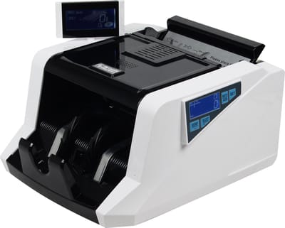 Truskore® - Geldtelmachine - Biljettelmachine - Waardetelling Mix Biljetten - 1000 biljetten/minuut - 4-voudig valsgelddetectie - Optel & batch-functie - Draaghendel - Alarm - Incl. Gratis Opberg- en Stofhoes én Vals Geld Stift