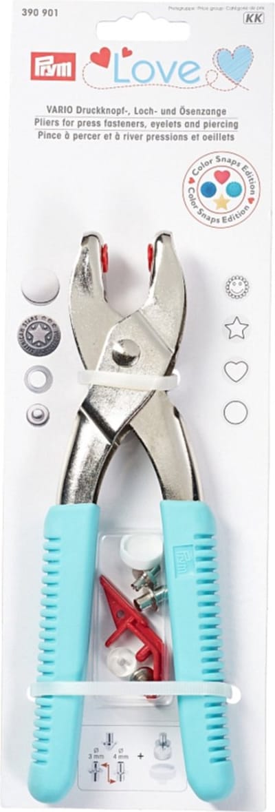 Prym Love VARIO-tang + gereedschap Color Snaps mint