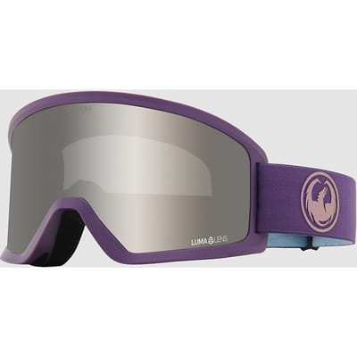 Dragon Alliance DX3 PLUS OTG Skibril - Deep Plum/Silver Ionized & Violet