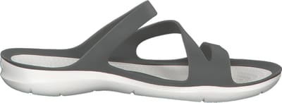 Crocs Swiftwater Sandales Plates Sportives Légères Confortables Sandales Femme Gris 203998-06X 34-35 white