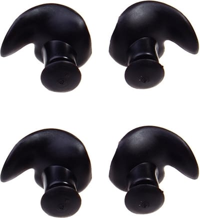 Let op type!! 2 paar zachte oordopjes milieu siliconen waterdichte stofdichte oordoppen duiken watersport zwemmen accessoires (zwart)